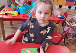 "Zabawy dowolne" w naszej sali...