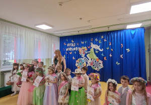 Powitanie wiosny i wybory "Calineczki"