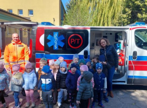 Spotkanie z ratownikami medycznymi.