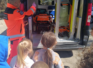 Spotkanie z ratownikami medycznymi.