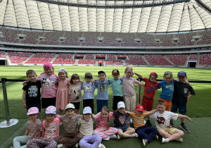 Pszczółki na stadionie