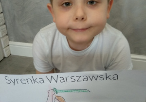 "Syrenka" wykonana przez Adama