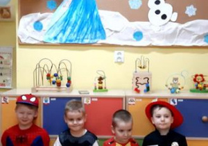Wspólne zdjęcie chłopców.
