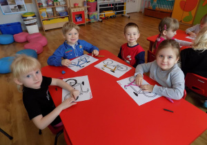 Klara, Róża, Hubert i Marcel.