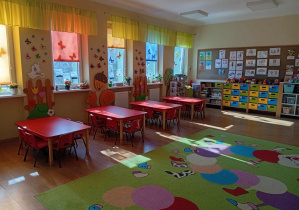 Sala grupy Motylki- widok ogólny.