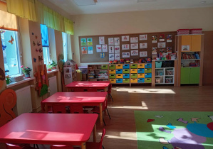 Sala grupy Motylki- widok ogólny.